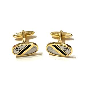 Dunhill Gold Tone Cuff Links